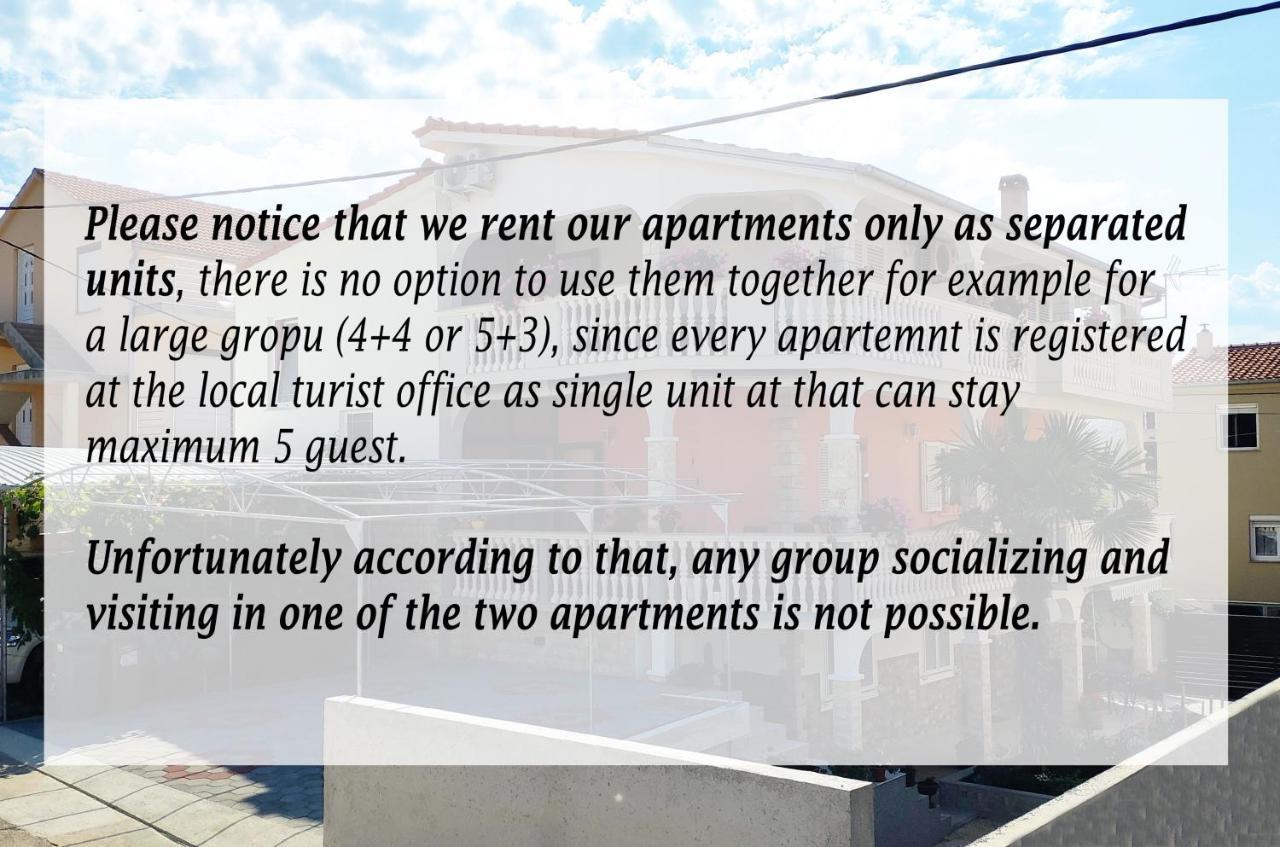 Modern 3Br Apartments In Zadar With Balcony Or Terrace, Free Parking & Ac Exteriér fotografie